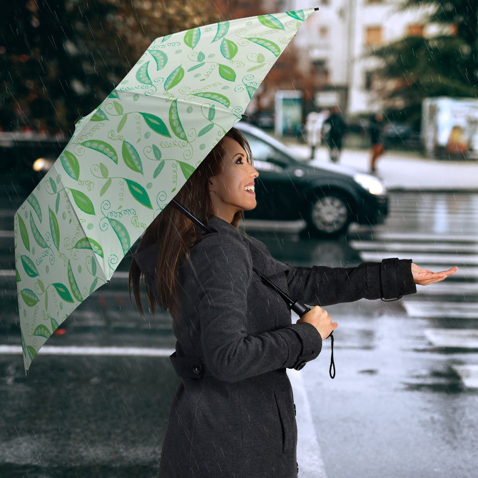 Green Peas Pattern Print Design 01 Umbrella
