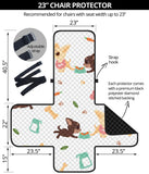 Cute Chihuahua puppie pattern Chair Cover Protector