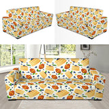 Pancake Pattern Print Design 02  Sofa Slipcover