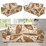 Corn Pattern Print Design 03 Sofa Slipcover