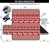 Dachshund Nordic pattern Sofa Cover Protector