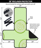 Cucumber pattern Recliner Cover Protector