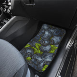 Blueberry Pattern Front And Back Car Mats