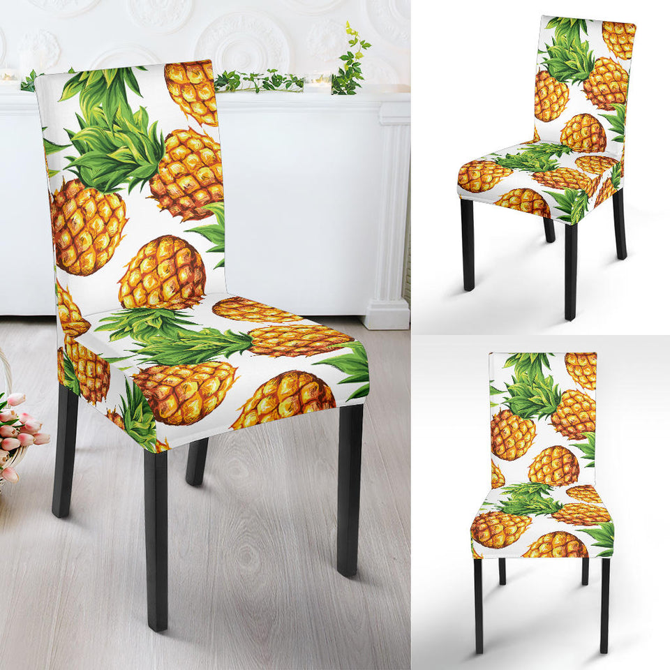Pineapples Design Pattern Dining Chair Slipcover