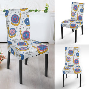 Snail Pattern Print Design 05 Dining Chair Slipcover