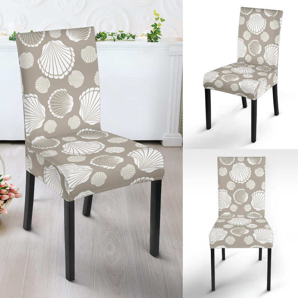 Scallop Shell Pattern Dining Chair Slipcover
