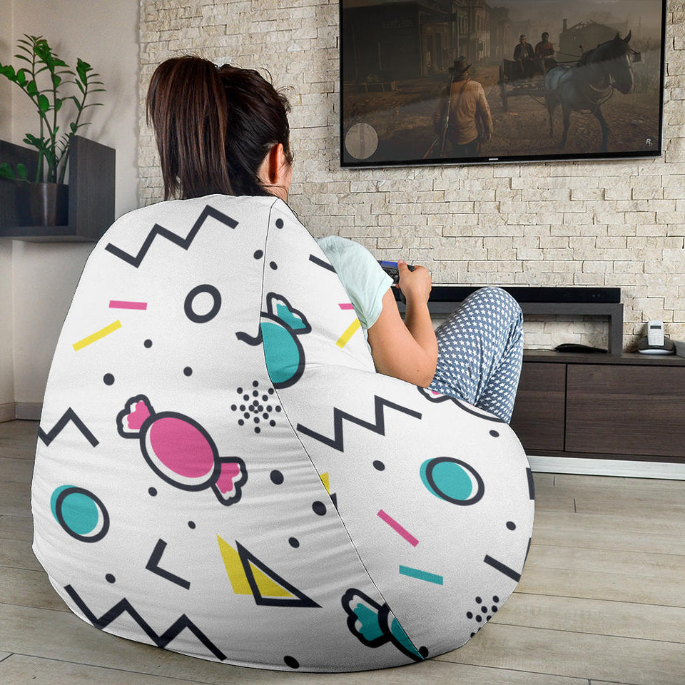 Candy Design Pattern Bean Bag Cover