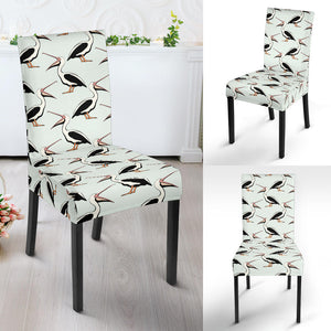 Pelican Pattern Print Design 02 Dining Chair Slipcover