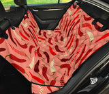 Beautiful Chili Peppers Pattern Dog Car Seat Covers