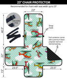 Helicopter design pattern Chair Cover Protector