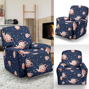 Tea pots Pattern Print Design 04 Recliner Chair Slipcover