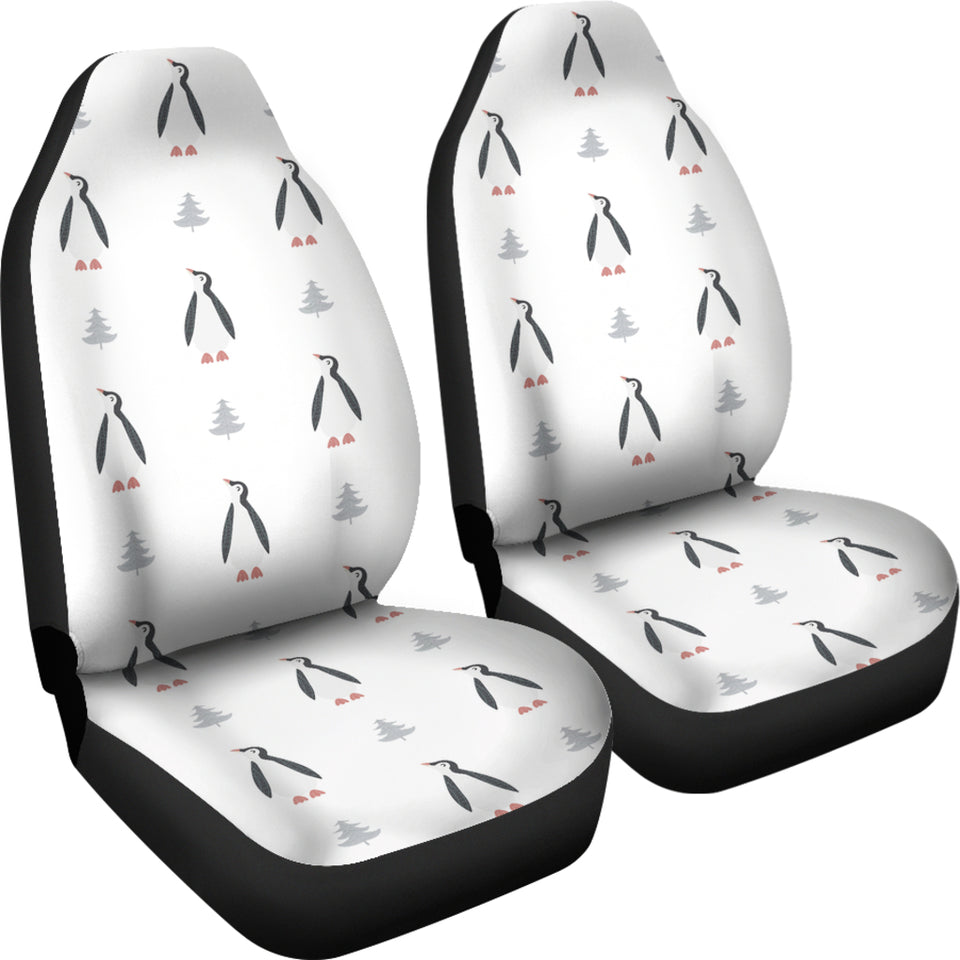 Penguin Pattern  Universal Fit Car Seat Covers