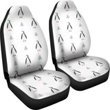 Penguin Pattern  Universal Fit Car Seat Covers
