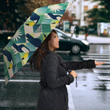 Toucan Tropical Leaves Design Pattern  Umbrella
