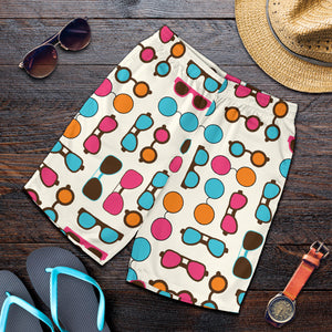 Sun Glasses Pattern Print Design 03 Men Shorts