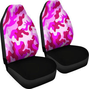 Pink Camouflage Custom Car Seat Covers