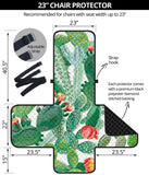 Cactus design pattern copy Chair Cover Protector