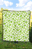 Lime Design Pattern Premium Quilt