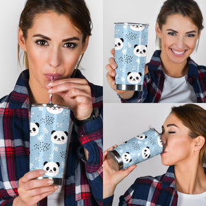 Cute Panda Pattern Tumbler