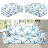 Watercolor Starfish Pattern Sofa Slipcover