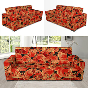 Fire Flame Pattern Sofa Slipcover