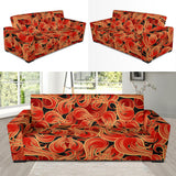 Fire Flame Pattern Sofa Slipcover