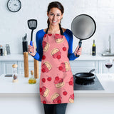 Cake Cherry Pattern Adjustable Apron