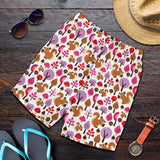 Squirrel Pattern Print Design 02 Men Shorts