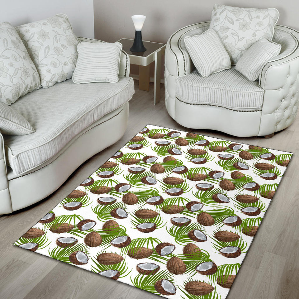 Coconut Pattern Print Design 04 Area Rug