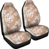 Beautiful Hexagon Japanese  Pattern Universal Fit Car Seat Covers