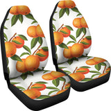Oranges Pattern Background Universal Fit Car Seat Covers