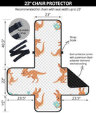 Cute Kangaroo pattern Chair Cover Protector