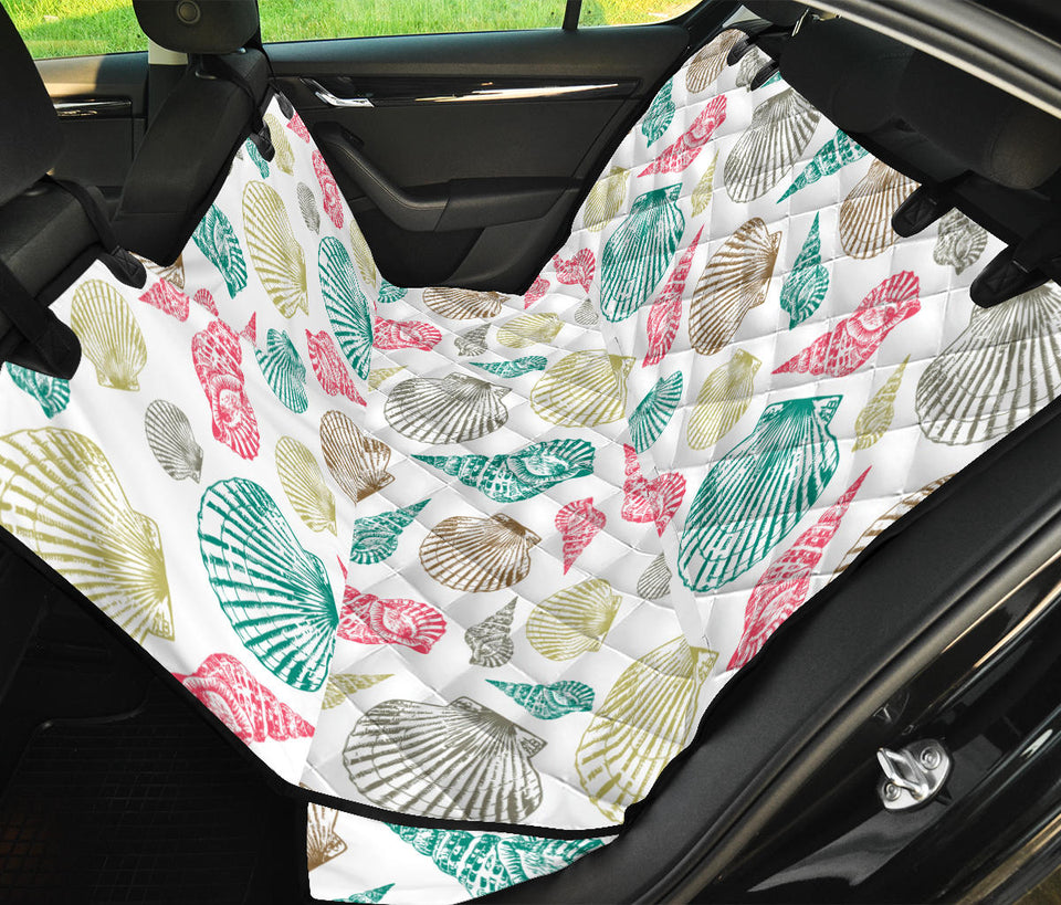 Colorful Shell Pattern Dog Car Seat Covers