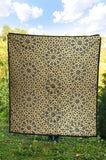 Arabic Star Gold Pattern Premium Quilt