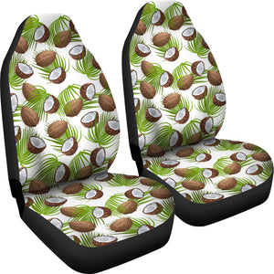 Coconut Pattern Print Design 04 Universal Fit Car Seat Covers
