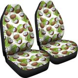 Coconut Pattern Print Design 04 Universal Fit Car Seat Covers