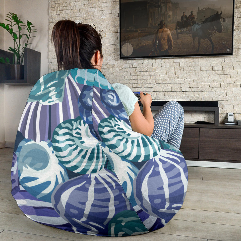 Shell Design Pattern Bean Bag Cover
