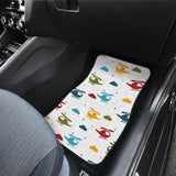 Colorful Helicopter Pattern Front Car Mats