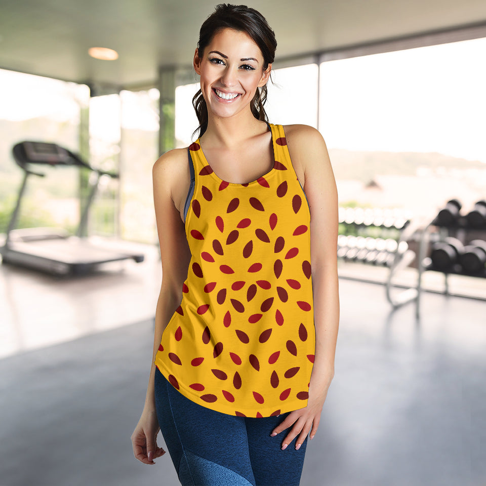 Passion fruit texture Women Racerback Tank Top