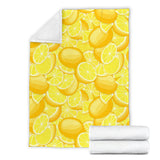 Lemon Pattern Premium Blanket