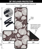 Garlic bulb dark background Recliner Cover Protector