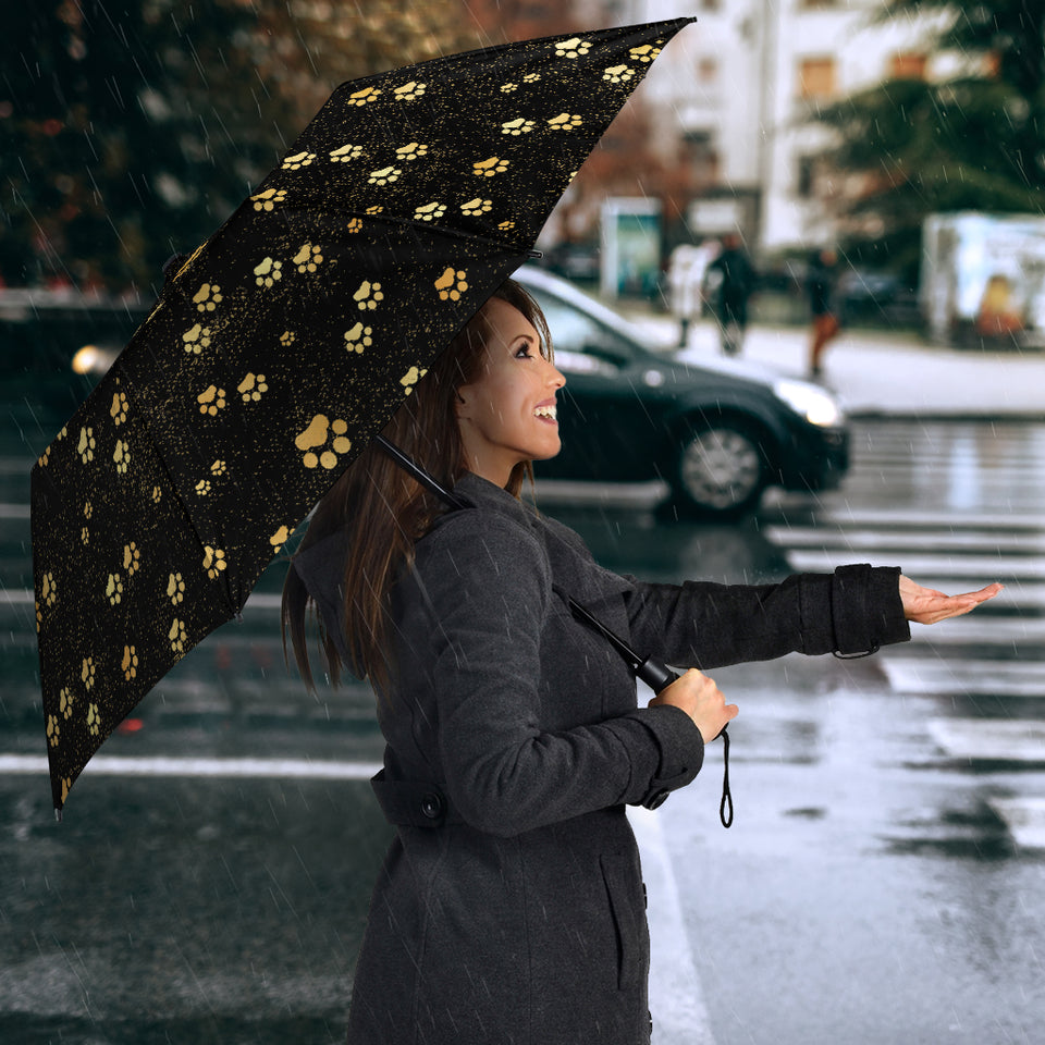 Dog Paws Pattern Print Design 05 Umbrella