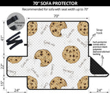 Sketch style cookie pattern Sofa Cover Protector