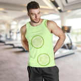 Cucumber pattern Men Tank Top