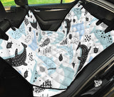 Cute Dolphins Childish Style Pattern Dog Car Seat Covers