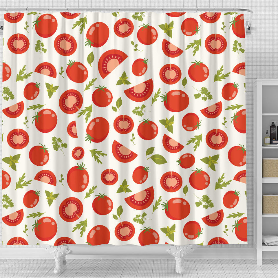 Tomato Pattern Shower Curtain Fulfilled In US