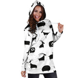 Goat Ram Pattern Women'S Hoodie Dress