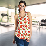 Tomato pattern Women Racerback Tank Top