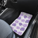 Hedgehog Pattern Print Design 05 Front and Back Car Mats