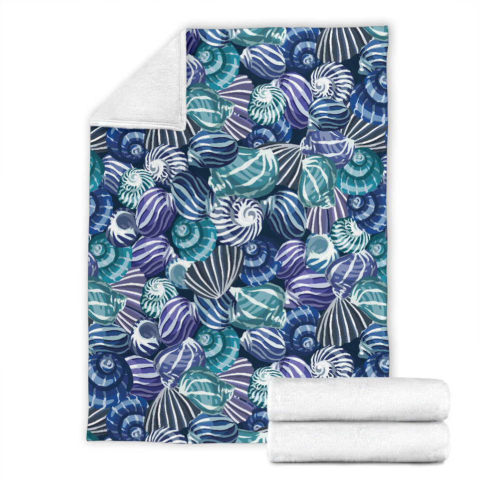 Shell Design Pattern Premium Blanket